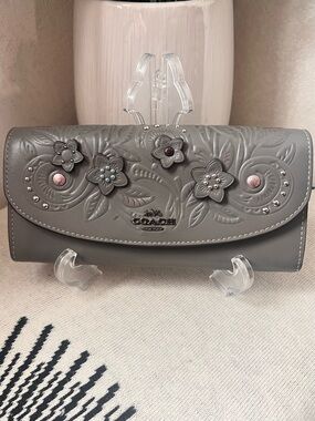 COACH Tea Rose Slim Envelope Wallet